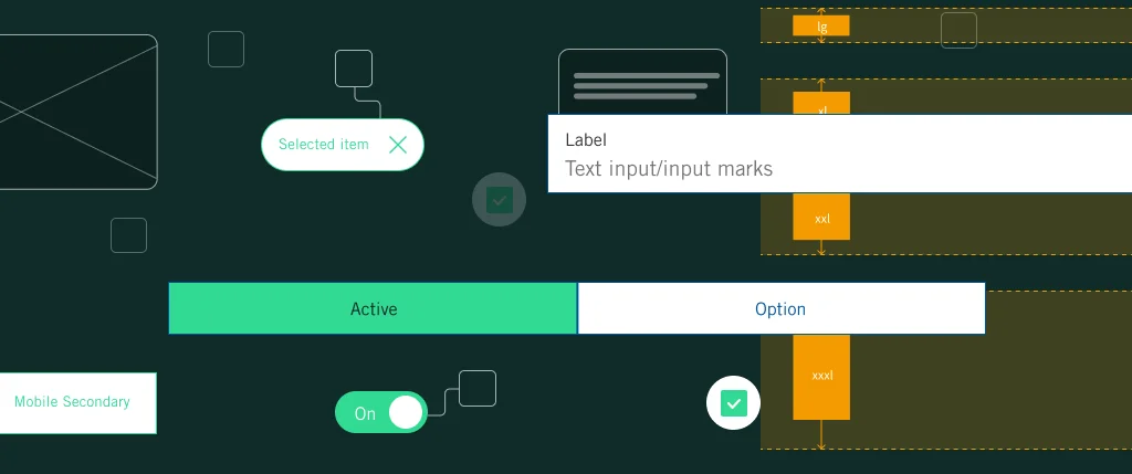 Abstract of an enterprise design system being used