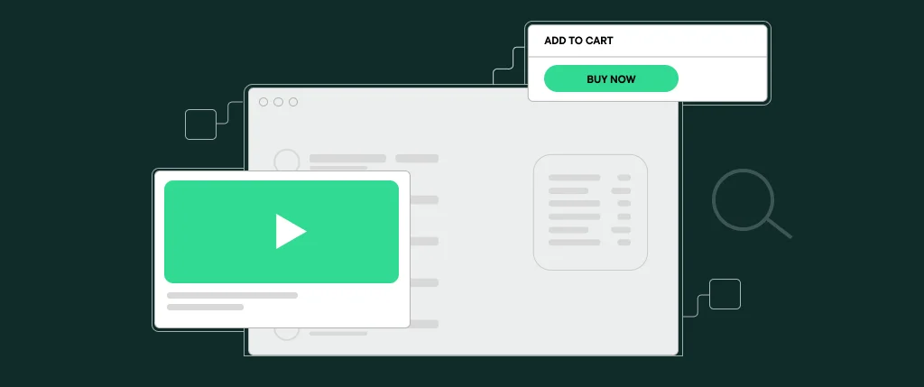 A landing page template builder